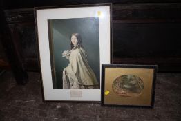 TWO FRAMED AND GLAZED BAXTER PRINTS