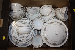 A TRAY OF FOLEY ANGELIQUE CHINA