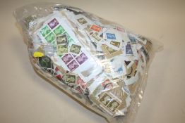 A BAG OF LOOSE STAMPS