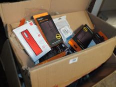 THREE BOXES OF PHONE CASES