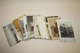 A COLLECTION OF ANTIQUE POSTCARDS