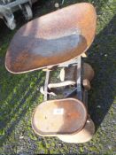 A VINTAGE SET OF SCALES A/F