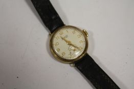 A 9 CARAT GOLD CASED LADIES ACCURIST WRISTWATCH