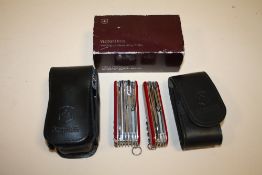 TWO VICTORINOX SWISS ARMY KNIVES