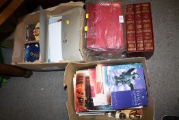 A QUANTITY OF VINTAGE BOOKS, MAGAZINES AND DVDS ETC
