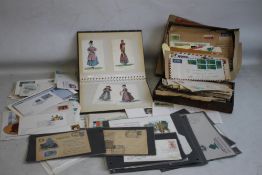 A COLLECTION OF BRITISH AND WORLD STAMPS ON COVERS, to include some FDCs