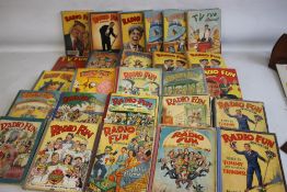 RADIO FUN ANNUAL', A COMPLETE RUN 1940 - 1960 (with a few duplicates) together with 'T.V. Fun