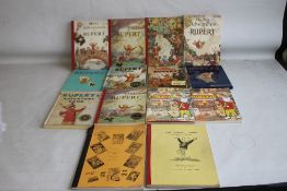 A COLLECTION OF RUPERT FACSIMILE EDITIONS to include 'The 1936 Annual', 'The 1937 Annual', 'The 1938