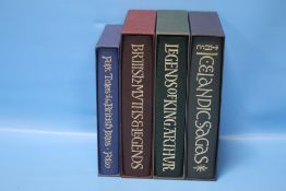 FOLIO SOCIETY - 'THE ICELANDIC SAGAS' published 1999, together with 'Legends of King Arthur'