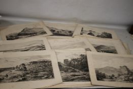 A QUANTITY OF LITHOGRAPHS BY C. HULLMANDEL from Edward Dodd's 'Views and Descriptions of Cyclopian