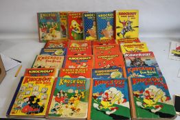 KNOCK-OUT FUN BOOK 1941 - 1962, not a complete run, missing 1956, 1958, 1959, 1960 and 1961 but some