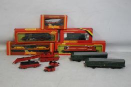 BOXED HORNBY R.157 BR DIESEL POWER CAR, R.1553 CP RAIL DIESEL SWITCHER LOCOMOTIVE, R.156 CLASS 08