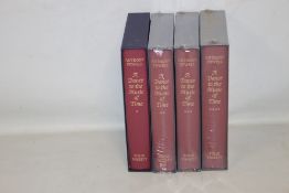 FOLIO SOCIETY - ANTHONY POWELL - 'A DANCE TO THE MUSIC OF TIME', four volumes in slip cases, three