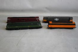 FOUR BOXED HORNBY DIESEL LOCOMOTIVES to include R.352 BR Class 52 Western Diesel, R.074 hYMEK, r.250