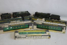 TWO BOXED WRENN PLAYWORN STEAM LOCOMOTIVES AND TENDERS 'OO GAUGE,' including GWR Pendennis Castle