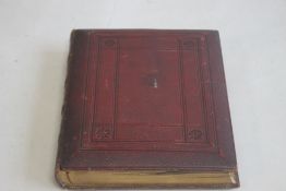 A VICTORIAN ALBUM OF PHOTOGRAPHS, to include some theatrical types