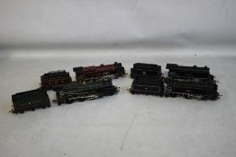 FOUR BOXED HORNBY STEAM LOCOMOTIVES AND TENDERS to include LMS Patriot Class Duke of Sutherland (