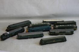 A SELECTION OF TEN 00 GAUGE LOCOMOTIVES, mostly Diesel