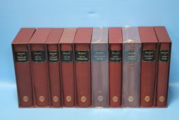 FOLIO SOCIETY - TEN VOLUME SET OF CHARLES DICKENS BOOKS, 2004 - 2005, two still shrink wrapped