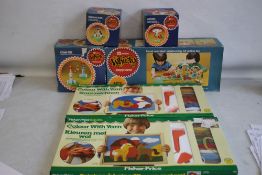 FOUR BOXED WINFIELD WHIRLY TOYS, to include number three Playground Starter Set, chair lift, express