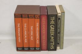 FOLIO SOCIETY - 'THE FOLIO HISTORY OF ANCIENT GREECE', four volume boxed set together with Robin
