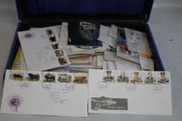 APPROXIMATELY 100 FIRST DAY COVERS. together with a quantity of loose stamps and ephemera