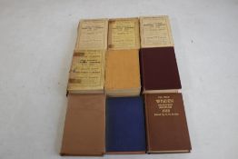 WISDEN CRICKETERS' ALMANACK - 1910 - 1918, comprising 1910 softback, 1911 softback, 1912 softback,