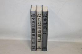FOLIO SOCIETY - ISAAC ASIMOV TRILOGY, three volumes but no slipcases, 'Foundation', 'Second