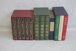 FOLIO SOCIETY - VARIOUS BOXED SETS RELATING TO ITALY AND THE MEDITERRANEAN to include Fernauld