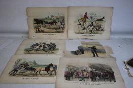 CURRIER & IVES THOMAS WORTH 19TH CENTURY PRINTS A/F, to include 'A Sharpshooter', 'Won By A