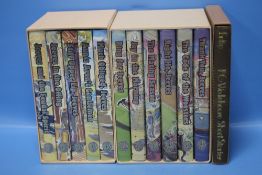 FOLIO SOCIETY - P. G. WODEHOUSE BOXED SETS OF JEEVES, six volume set published 1996 and five