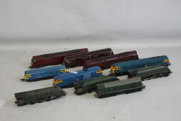 THREE UNBOXED 00 GAUGE STEAM LOCOMOTIVES (two three rail and one two rail), together with seven