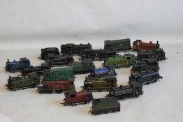 NINETEEN OO GAUGE TANK/SHUNTER UNITS. by Wrenn, Mainline, Airfix, Hornby etc., plus two tenders
