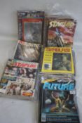 A LARGE COLLECTION OF SCIENCE FICTION COMICS / MAGAZINES to include 7 issues of 'Future Life', 9