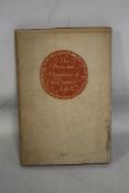 GREGYNOG PRESS - 'THE PRAISE AND HAPPINESSE OF THE COUNTRIE-LIFE' Written originally in Spanish by