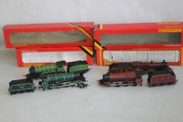 FOUR BOXED HORNBY STEAM LOCOMOTIVES AND TENDERS, including Sir Dinadan (4-6-0), LMS Class 4P (4-4-0)