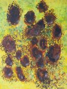 A. ROTTENBERG (XX). Continental school, impressionist flower study of sunflowers, signed lower