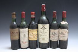 A SELECTION OF VINTAGE BORDEAUX CONSISTING OF 1 BOTTLE OF CHATEAU BATAILLEY GRAN CRU CLASSE PAUILLAC