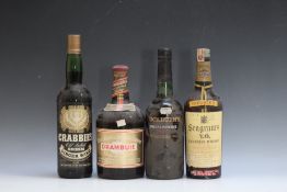 1 BOTTLE OF SEAGRAM'S V.O. CANADIAN WHISKY, together with 1 bottle of Drambuie, 1 bottle of