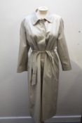 A VINTAGE BURBERRYS LADIES BELTED MACKINTOSH / TRENCH COATCondition Report:Exterior measurement