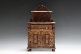 A SCUMBLED CHIFFONIER, W 24 cm