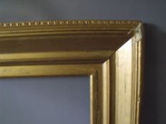 THREE 19TH CENTURY GOLD FRAMES, rebates 47 x 62 cm, 31 x 39 cm and 57 x 41 cm (3)