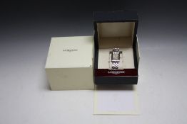 LONGINES - A GENTS 'DOLCE VITA' WRIST WATCH, with box, guarantee card etc, W 2.75 cm