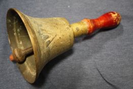 A MILITARY BRASS BELL