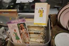 A COLLECTION OF VINTAGE SEWING PATTERNS