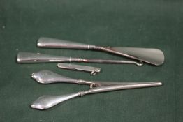 A HALLMARKED SILVER PENKNIFE A/F ETC