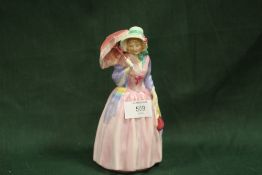 A ROYAL DOULTON MISS DEMURE FIGURE