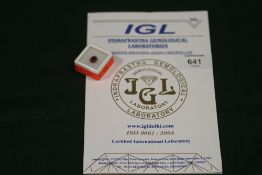 AN IGL CERTIFIED 2.16CT RUBY