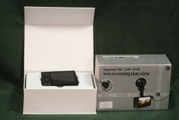 A BOXED BW DUAL CAMERA REAR REVERSING / DASHCAM