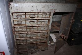A METAL TOOL CABINET A/F